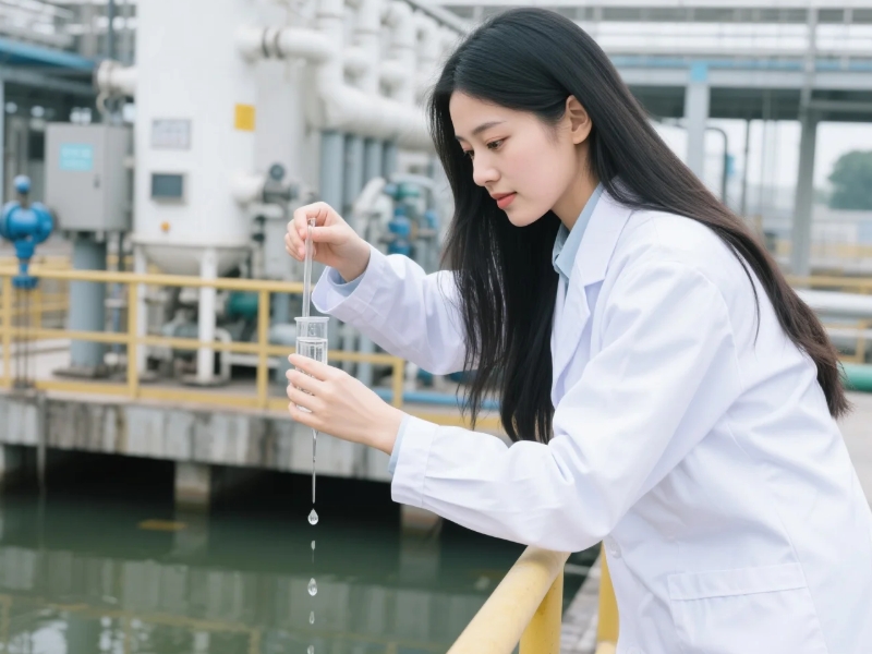 自來水廠水質(zhì)取樣現(xiàn)場(chǎng)圖