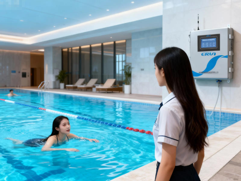 室內(nèi)公共游泳池現(xiàn)場(chǎng)