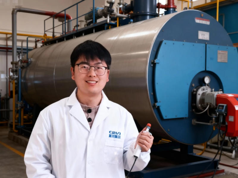 現(xiàn)代化大型工業(yè)鍋爐現(xiàn)場(chǎng)