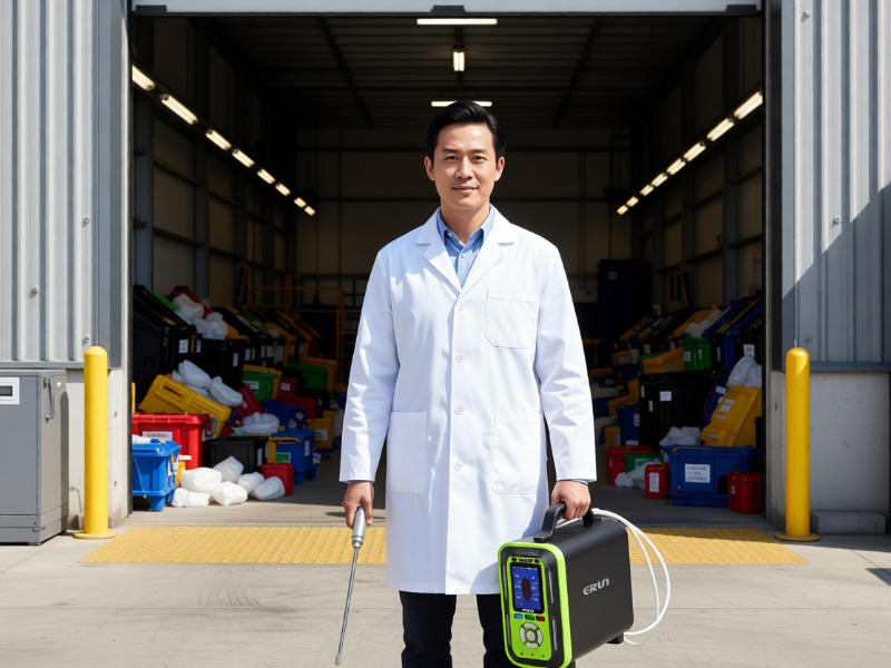 惡臭氣體檢測儀在垃圾轉運站的實際應用現(xiàn)場