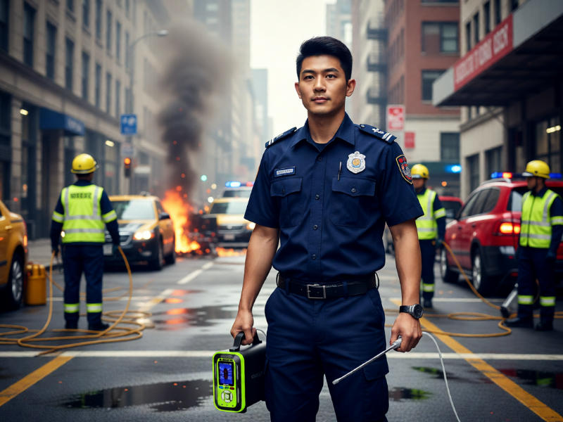 十八合一氣體檢測儀在突發(fā)應急救援應用現(xiàn)場